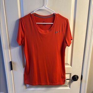 Nike Women's Orange Athletic Top